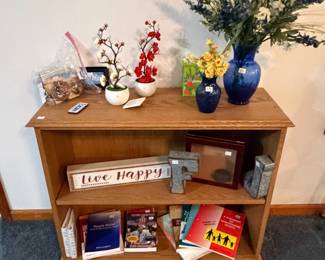 great book shot with decor, silk flowers