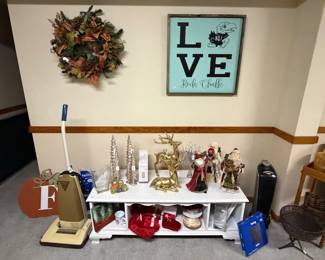 christmas and fall decor mix with KU