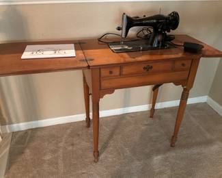 Singer Sewing Machine with Cabinet