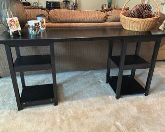 Double Pedestal Desk/ Sofa Table