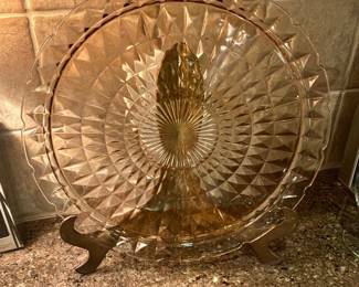 Crystal Serving Tray