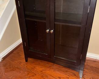 Teamson Home Madison Freestanding Cabinet with Glass Doors