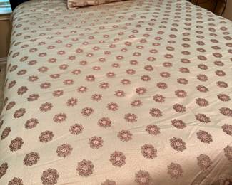 Queen size reversible, comforter, and pillow