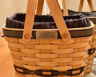 A Collection of Longaberger Baskets