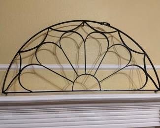 Half Round Architectural Metal Wall Accent Fearure