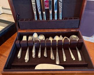 Dining Room: Towle Sterling “Candlelight” flatware set