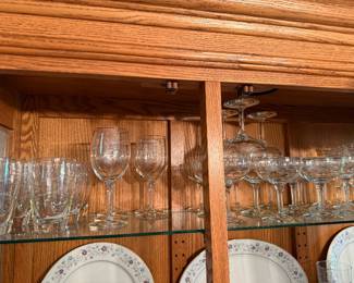 Dining Room: stemware