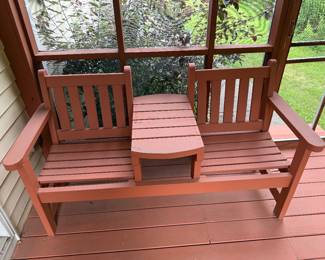 Porch: bench