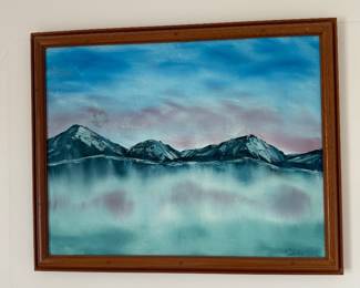 Bedroom 1: painting signed by Audi