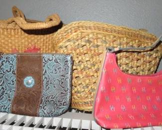 Aqua Tooled Myra Bag, Y2K Dooney & Bourke Pink Monogram Shoulder BG 