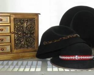 Vintage Multi Drawer Wooden Jewelry Box/Ladies Hats