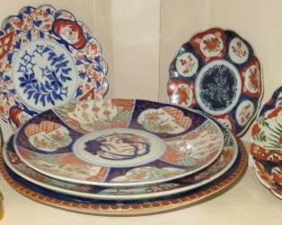 Collection of Antique Japanese Imari Porcelain Charger Plates