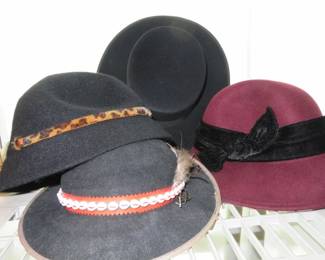 Vintage Wool Felt Hats & Scala Madeline Wool Cloche 