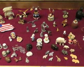 Miniature Cat, Elephants, American Eagles, Turtle Collection 