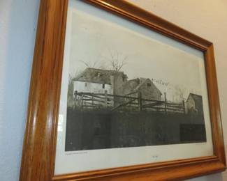 1977 "The Mill" by Andrew Wyeth Reproduction Framed Print