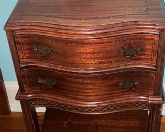 Bedside Table Curved Drawers