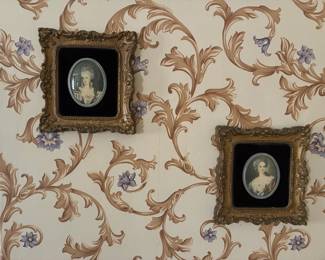 Pair of Cameo Pictures in Neoclassical style