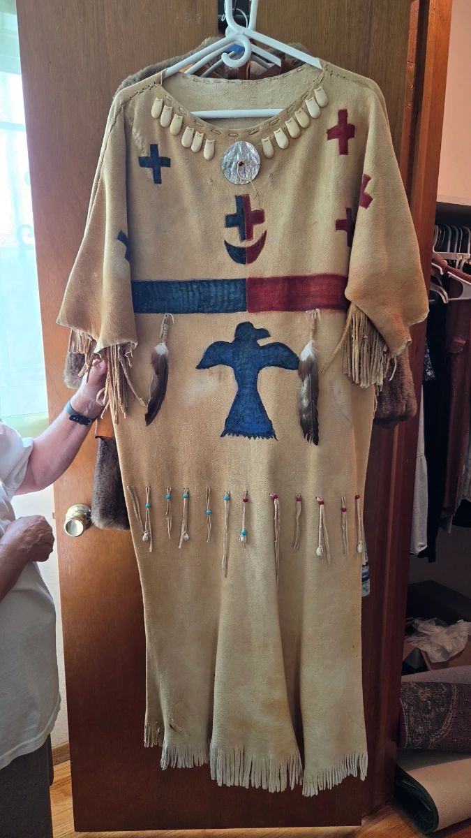 Lakota Brain Tanned dress