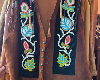 Colville Nation Beadwork Vest