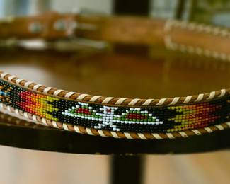 Native American Beadwork belt