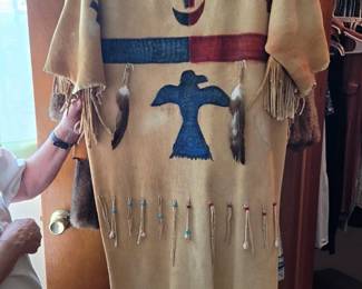 Lakota Brain Tanned dress