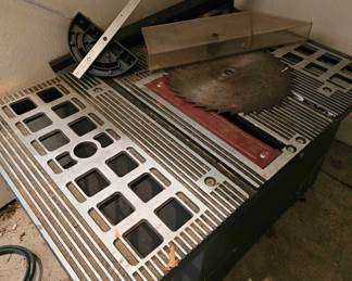 Table saw - Garage opens Thursday at 7:30am