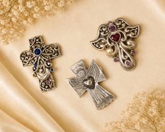 Barse Pendants Sterling Silver 