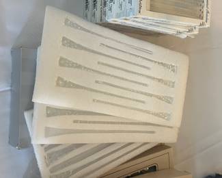 glass and crystal vintage Christmas icicles