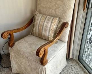 Thomasville Furniture Royal Marrakesh Skirted Armchair