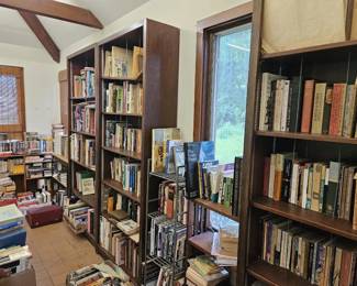 lots of books and media