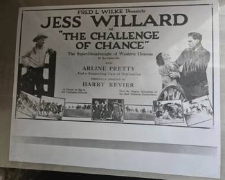 Jess Willard ephemera - heavy weight boxing champion who lived in Lawrence