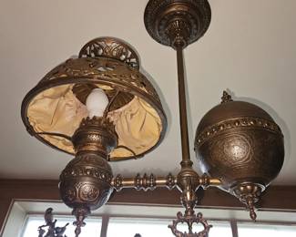 Antique student lamp
