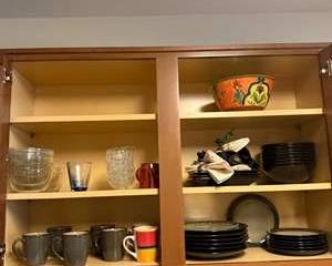 Large Mixed Lot of Dinnerware, Glassware & More | Plates, Bowls, Mugs, Serving Bowl & Kitchen Essentials