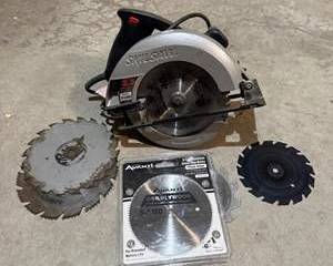 SKILSAW Model 5150 7-1/4" Circular Saw | 2.3 HP Corded Saw with Extra Saw Blades