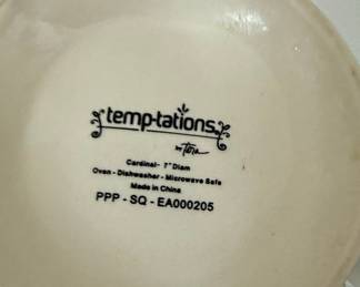Temp-tations by Tara Cardinal Bowl
