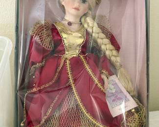 Collectible Memories Porcelain Doll - Rapunzel