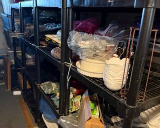Gracious Living 4-Shelf Plastic Storage Unit