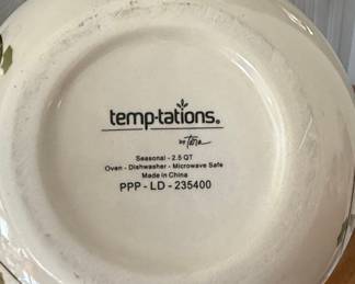 Temp-tations Seasonal 2.5 QT Casserole