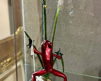 Tim Cotterill "Frogman" Enameled Bronze Statue