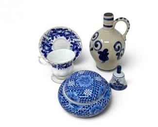 91 AssortedRoyalAlbertDelftBluePorcelainBoneChina5Pcs