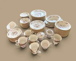 117 NoritakeIvoryChinaAsianSongDinnerwareSet91Pcs