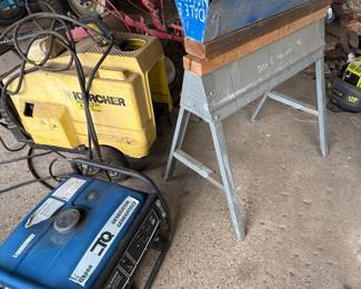 Power washers,generator, saw horses