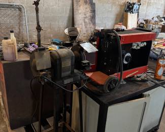 Belt sander, welder …..