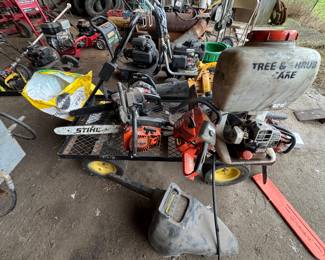 Chain saws, power washers, misc 
