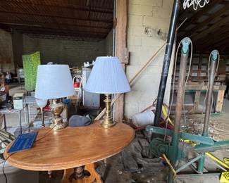 Basketball hoop.  Old Camper jacks 