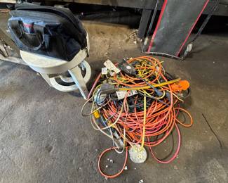 Electric cords.  Lights 