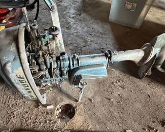 Vintage Evenrude boat motor 