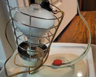 Mid century heat lamp