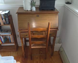 Drop front desk