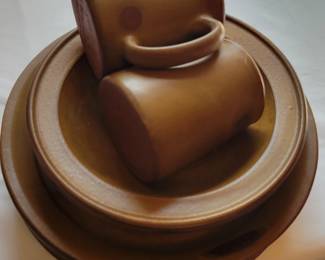 Bennington pottery dishes